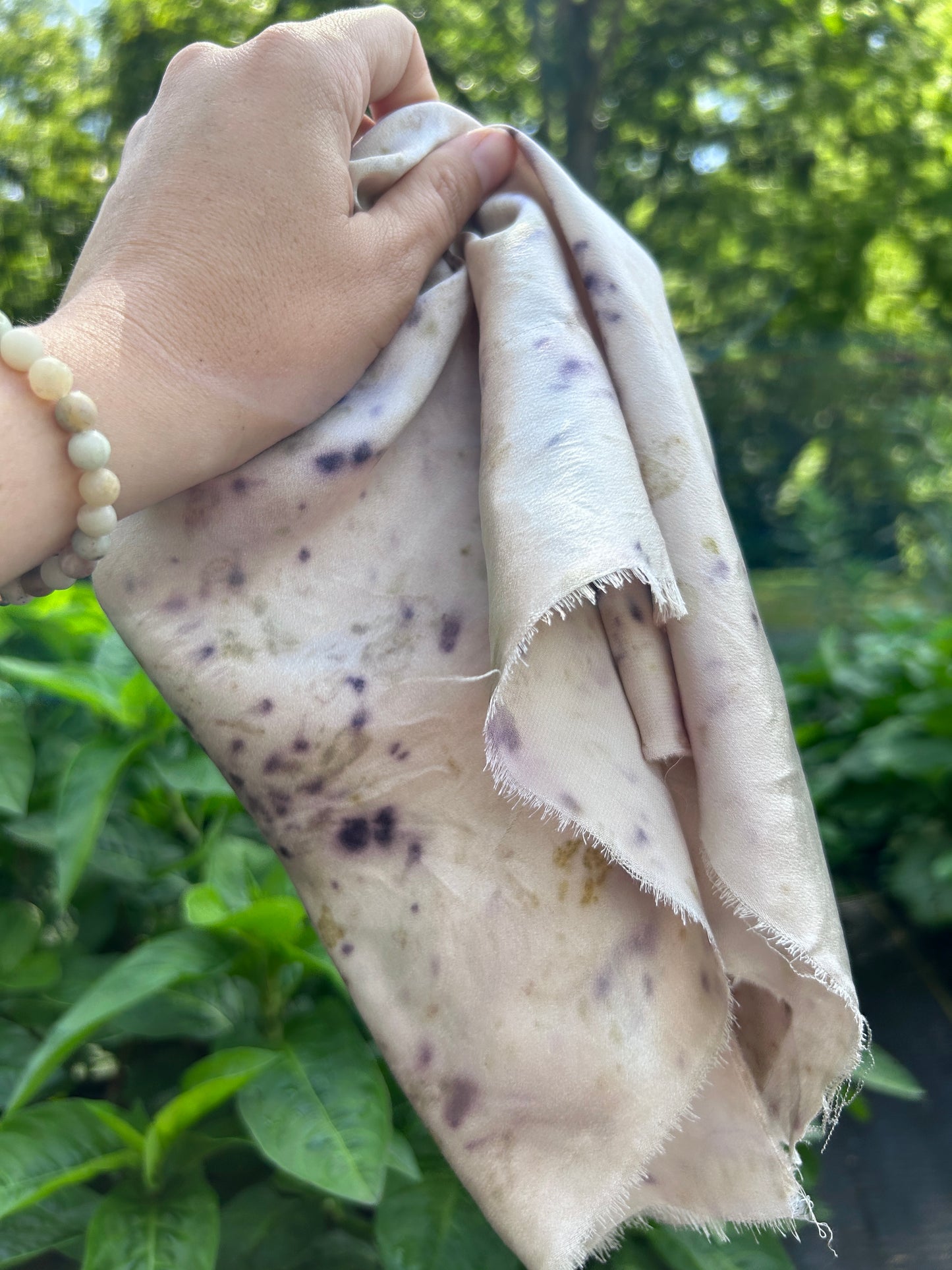 Summer Storm silk bandana